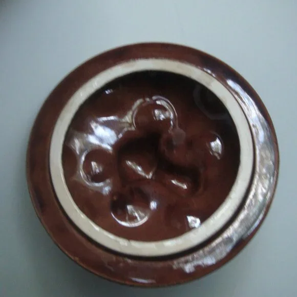 Vintage 70s Large Mushroom Canister & Lid Made in Japan - Picture 7 of 12